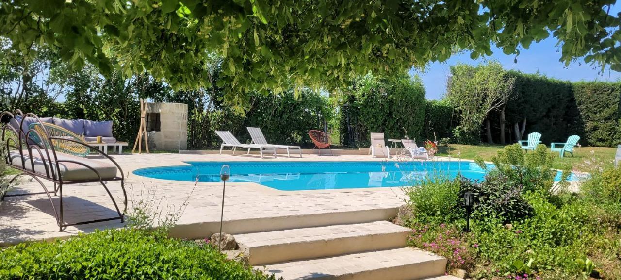 Au Do'Mayne Des Bouilles - Spa & Piscine Lussac  Exterior photo